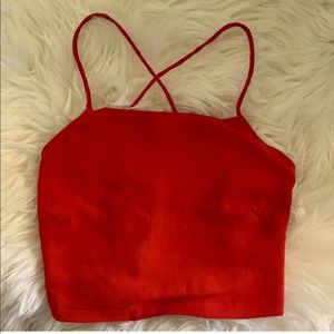 REFORMATION Cropped Tank Top